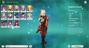 Kazuha + Heizou + Oração Perdida aos Ventos - Genshin Impact