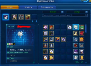 Conta NADMO (Server Omegamon) ENDGAME - Digimon Masters Online