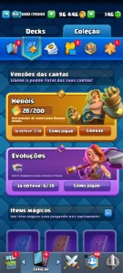Clash Royale 9500 troféu Sem Supercell vinculado
