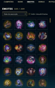 Conta League Of Legends Diamante 1 313 Skins LOL