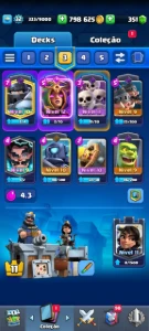 Conta De Clash Royale Com Evolução