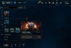 Conta diamante 3 com 40 Champs e 8 Skins - League of Legends LOL