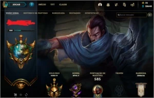 Conta League of Legends 111 skins ouro 4 LOL
