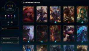 Conta League of Legends 111 skins ouro 4 LOL