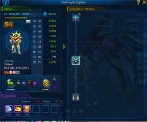Conta LADMO com susanoomon - Digimon Masters Online