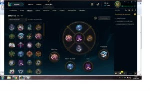 CONTA LEAGUE OF LEGENDS PRATA COM 9 PAGINAS DE RUNA 56 SKIN LOL