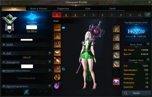 Conta Lost Ark - Main Sorceress 1400