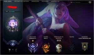 Conta de LoL, 129 Campeões, 152 Skins, Diamante 4 - League of Legends