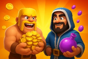 Quer farmar no Clash of Clans sem levantar do sofá? 🍕