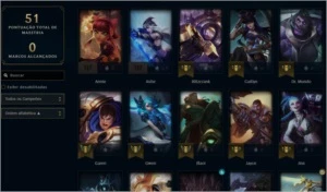 Conta League of Legends Lol Smurf Com Varias Skin