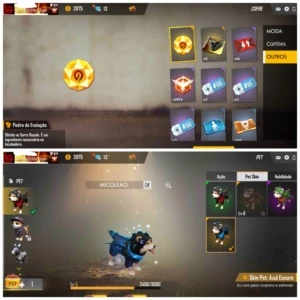 Conta mestre temporada 11 gemada - Free Fire