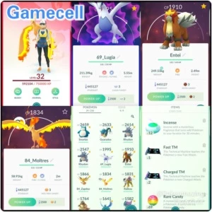 CONTA POKÉMON GO NÍVEL 32 TIME VALOR - TODOS OS LENDÁRIOS