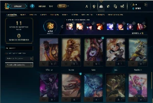 Unranked com 40 Champs e 18 Skins +1 Prestigio do Yasuo - League of Legends LOL