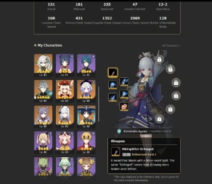 ar 60 endgame vários t5 - Genshin Impact
