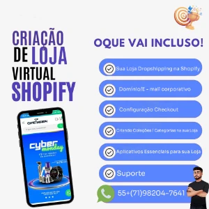 Criação de Site (Loja Digital) shopify - Sites, Lojas e Sistemas Prontos Sites e Scripts