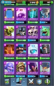Conta Clash Royale arena 11 com quase todas as lendarias