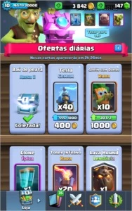 Conta Clash Royale arena 11 com quase todas as lendarias