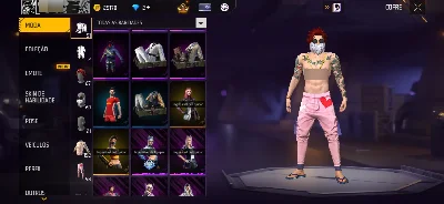 Vende-se conta free fire level 57