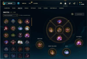 Conta prata 3 com 33 Champs e 9 Skins + 2 Fragmentos - League of Legends LOL