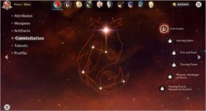 CONTA GENSHIN AR 37 / NA / DILUC MONA VENTI - Genshin Impact