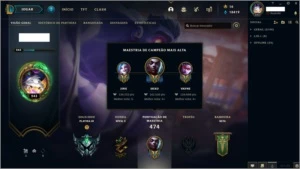 Conta Platina 3 Nível 243 - League of Legends LOL
