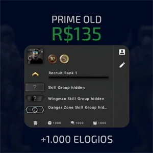 CS:GO PRIME | MOEDAS 10 e 5 ANOS | +1.000 ELOGIOS - Counter Strike