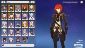 Conta Genshin Impact c/ 7 personagens 5 estrelas!