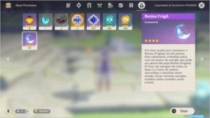 Conta Genshin Impact c/ 7 personagens 5 estrelas!