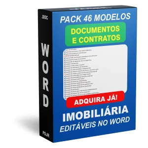 Modelos documentos Imobiliários-Pack c/ 46 arquivos Editável - Outros