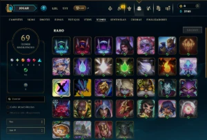 Bronze 2 com 45 Champs e 4 Skins - League of Legends LOL