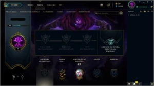 CONTA LVL 36 - PLATINA NA SEASON PASSADA - League of Legends LOL