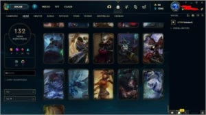 conta com 132 skins e vitoriosas desde a s3 - League of Legends LOL