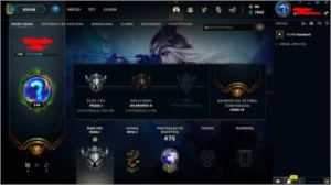 conta com 132 skins e vitoriosas desde a s3 - League of Legends LOL