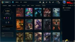 conta com 132 skins e vitoriosas desde a s3 - League of Legends LOL