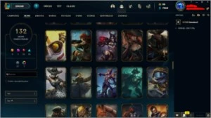 conta com 132 skins e vitoriosas desde a s3 - League of Legends LOL