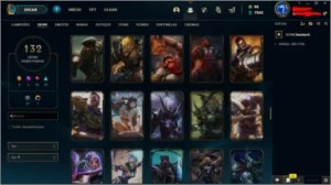 conta com 132 skins e vitoriosas desde a s3 - League of Legends LOL