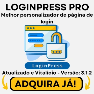 LoginPress Pro 3.1.2 Plugin Wordpress Atualizado Vitalício