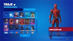 Conta Fortnite passe nível 100, skins do cap 1 temp 1 e 2