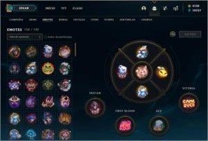 Conta de lol 1032 skins, Diamante 1 - League of Legends