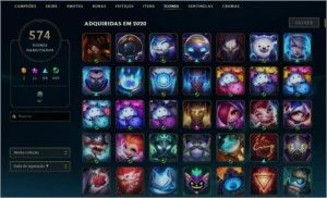 Conta de lol 1032 skins, Diamante 1 - League of Legends