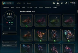 Conta de lol 1032 skins, Diamante 1 - League of Legends