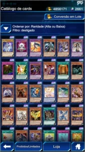Conta Yu gi oh Duel Links burguesa - Outros