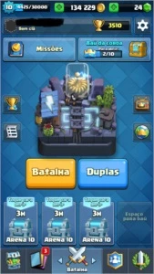 vendo conta clash royal lvl 10 com 3510 trofeus e 8 lendaris - Clash Royale