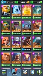 vendo conta clash royal lvl 10 com 3510 trofeus e 8 lendaris - Clash Royale