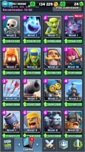 vendo conta clash royal lvl 10 com 3510 trofeus e 8 lendaris - Clash Royale