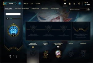 Conta unranked com Riven Campeonato 2012 e Rammus Rei - League of Legends LOL