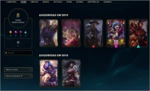 Conta LoL / Diamante 3 (37 Campeões) (8 Skins) - League of Legends
