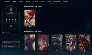 Conta LoL / Diamante 3 (37 Campeões) (8 Skins) - League of Legends