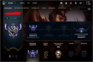 Conta LoL / Diamante 3 (37 Campeões) (8 Skins) - League of Legends