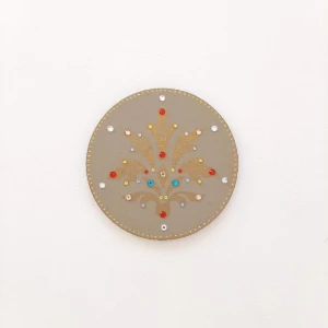 Mandala Indiana Colorida - Artesanato e Personalizados